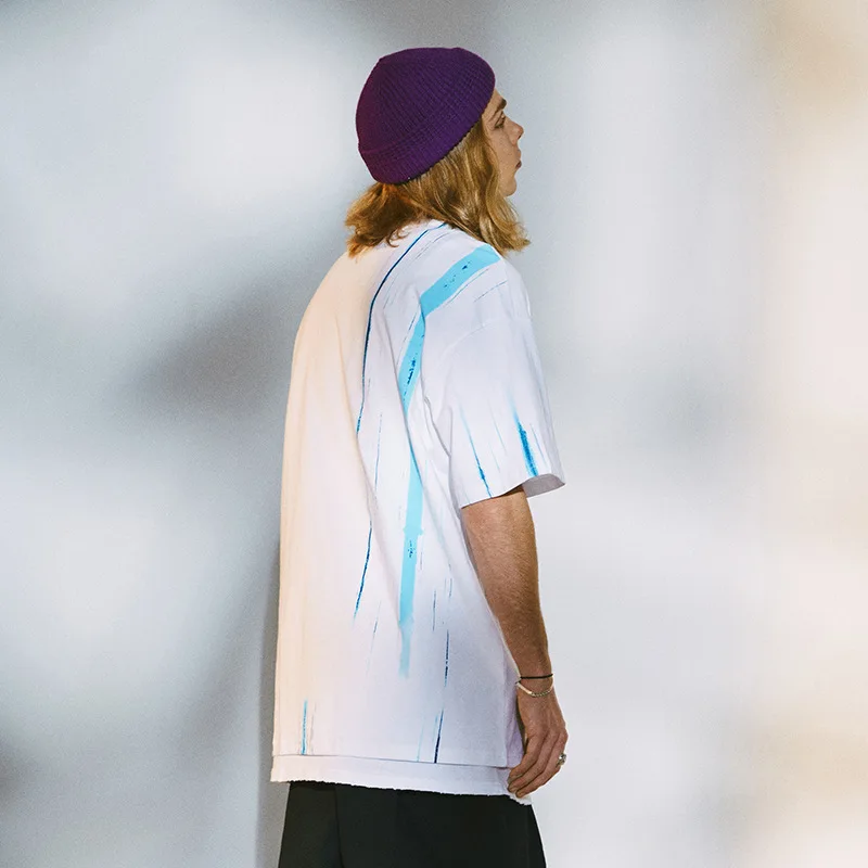 Футболка мужская с коротким рукавом универсальная Простая рубашка в стиле