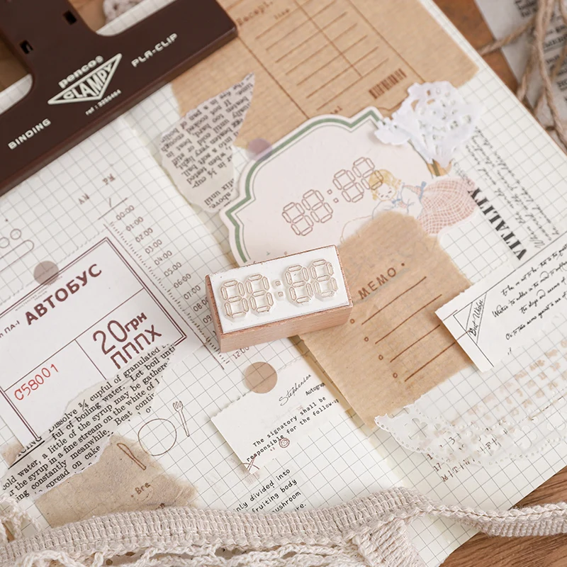 Набор штампов для скрапбукинга деревянные и резиновые штампы мм цвет в