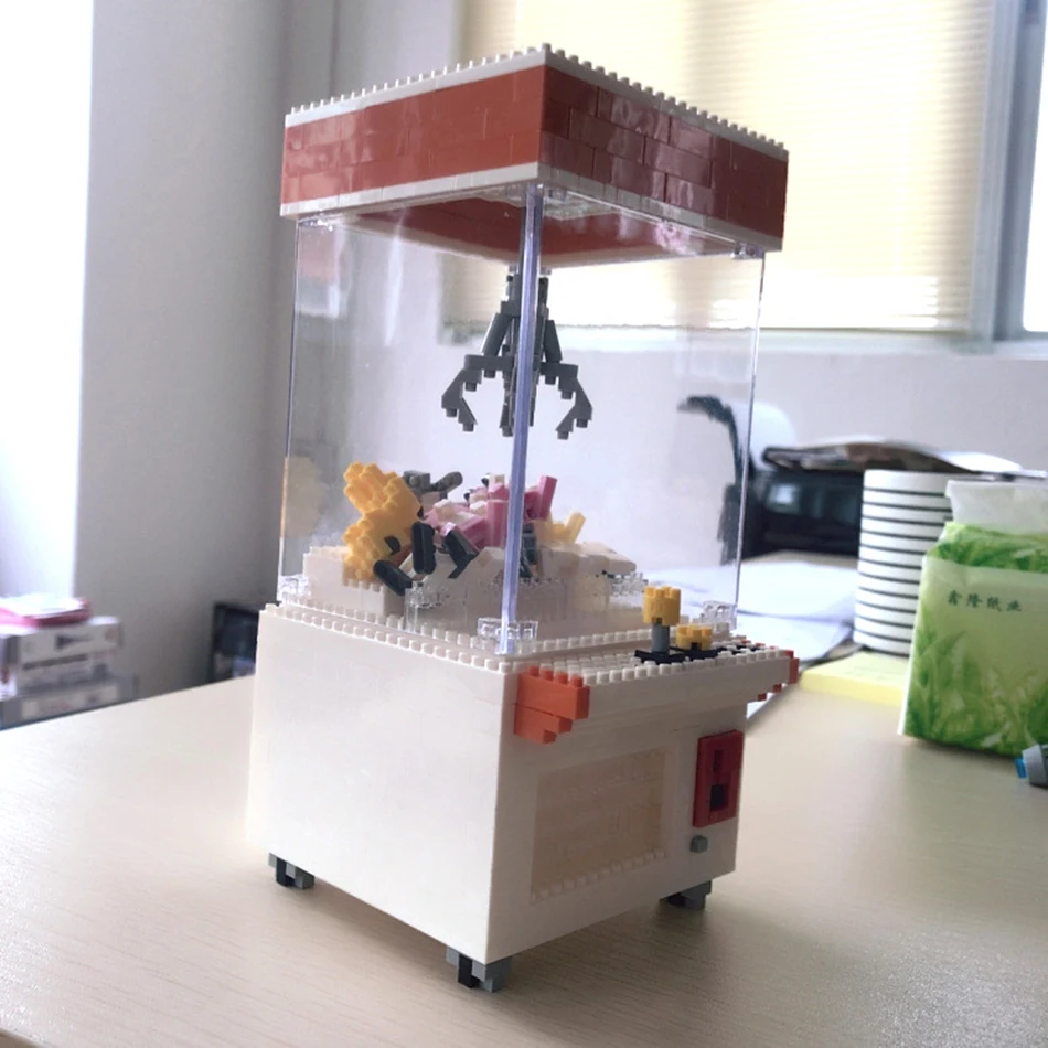Модель истребителя НЛО Ловец Строительные кирпичи Brinquedos для детей подарок 7808 ZRK мини блоки мультфильм строительные игрушки VS loz