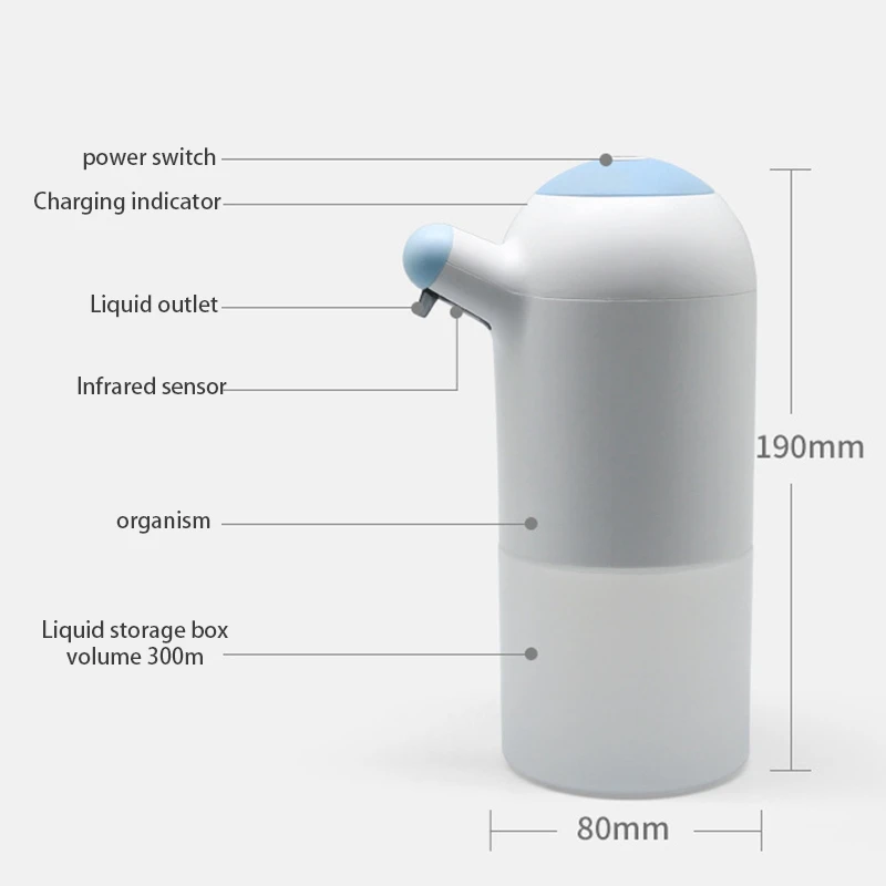 

Soap Dispenser Automatic Cartoon Induction Liquid Hand Washing Machine USB Charge Intelligent Hand Washing