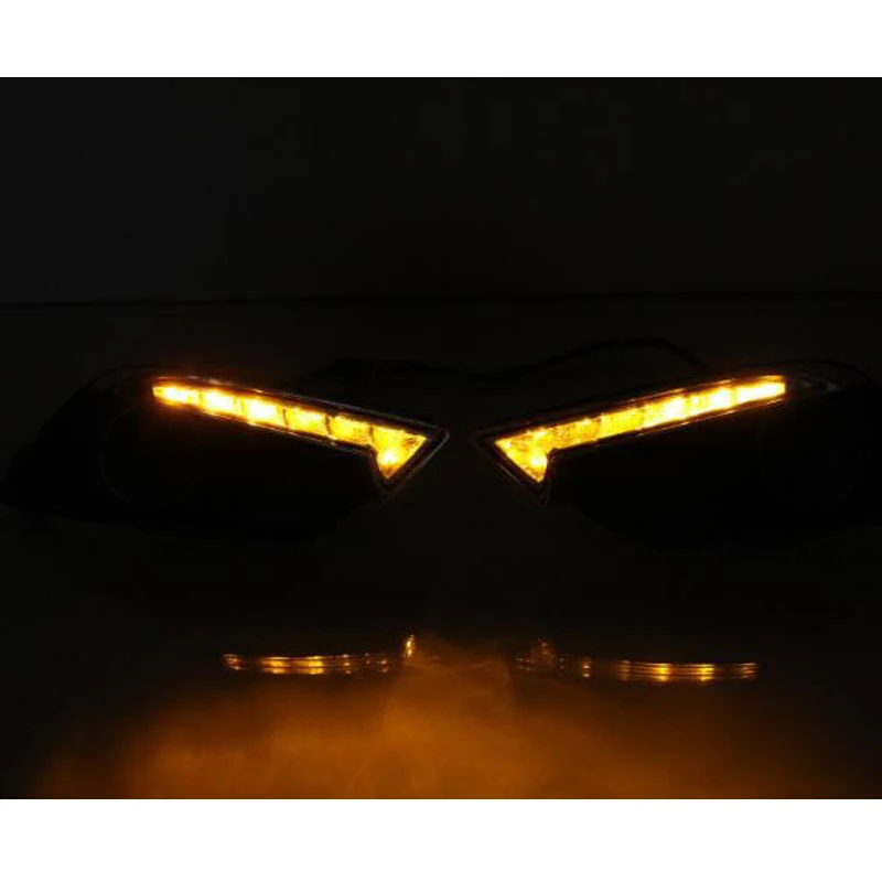 Автомобильные мигающие дневные ходовые огни для Chevrolet chevy sail 3 2014 2015 2016