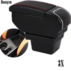 Двухслойный вместительный подлокотник для Chery Tiggo 3X tigo2, центральный контейнер для вещей с подстаканником 9, зарядка от USB, модификация