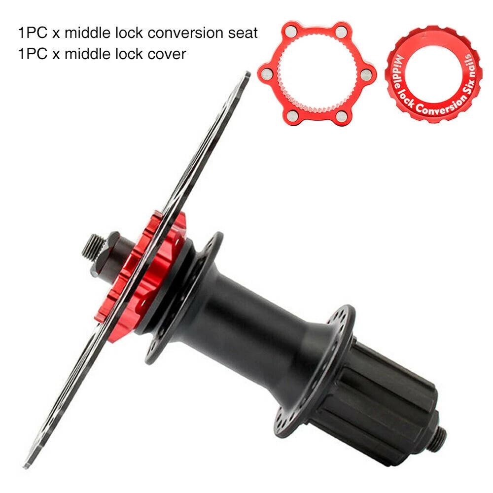 

Cycling Accessories Disc Brake Aluminum Alloy Bicycle Parts Centerlock Hubs Center Lock Adapter Middle Lock Conversion Seat
