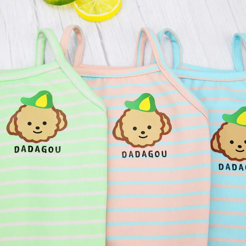 

Pet Cat Dog Short Board Striped Strap Vest*