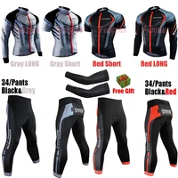 9d gel pad cycling jersey cycling 34 pants cycling set breathable men mountain sports bike set cycling suit clothing