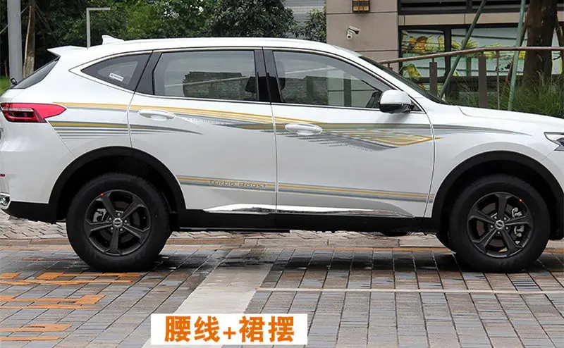 Car stickers FOR HAVAL F7 2019-2021 special decorative decals f7 appearance modification supplies stickers