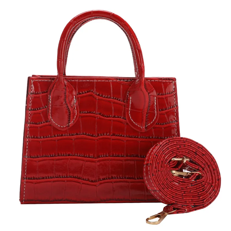 

Western Style Candy Color Retro Small Square Bag Fashion Shoulder Bag Simple Fashion Crossbody Handbag