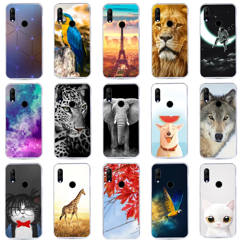 J & R чехол для BQ 6040L волшебный мягкий силиконовый Magic 6040 L цветной с принтом|Бамперы|