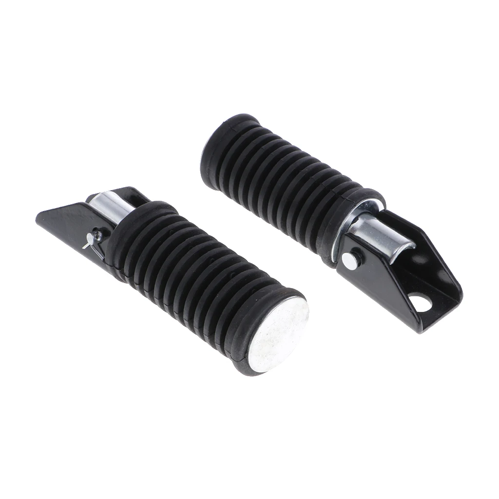 

1 Pair Rubber Foot Rests Footpegs Foot Pegs For Suzuki GS125