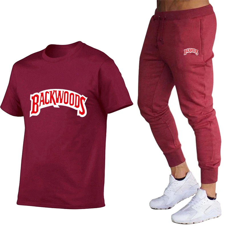 

Men's Sportswear, Men's Sportswear, Fashion Brand, Backwoods Print, Summer Sportswear