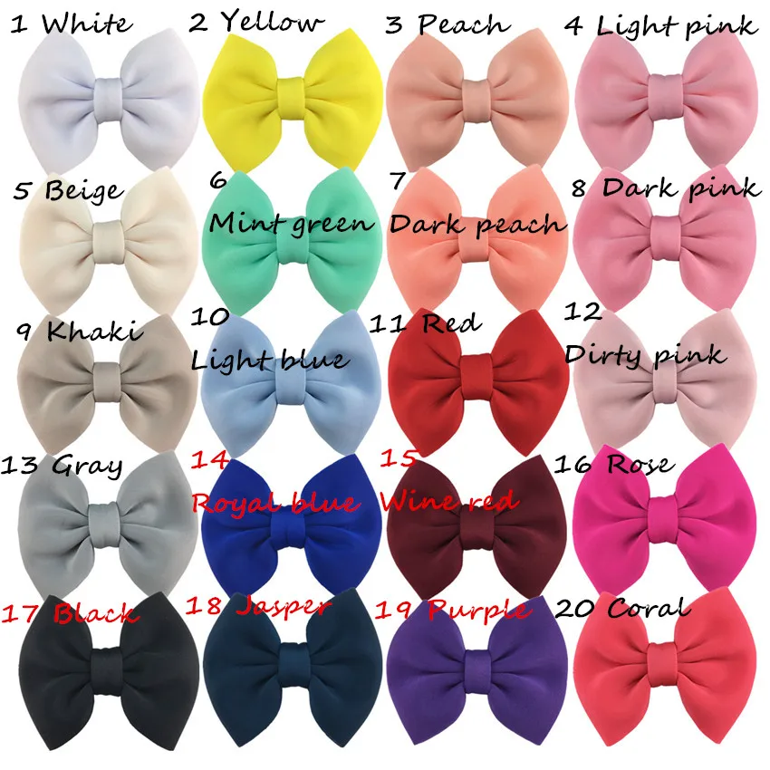 5 шт./лот &quotБольшой шикарный пышный ткань заколки для волос детей маленьких