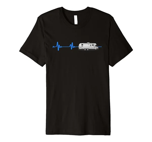 

Отличная футболка Airstream с синим неоновым пульсом!