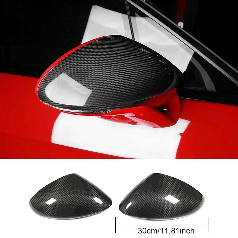 Крышка для зеркала заднего вида из углеродного волокна Porsche Panamera 971 2017 2019 крышка