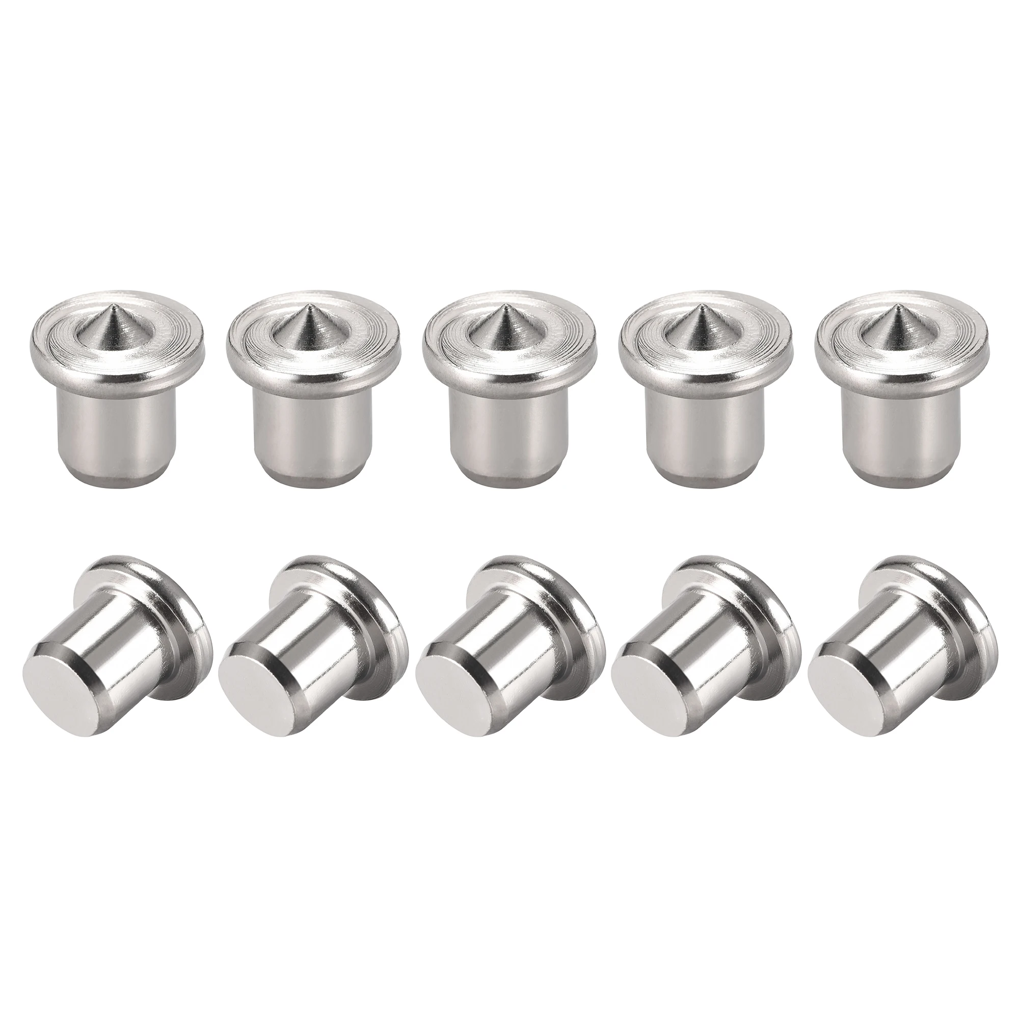 

Uxcell 8mm Drill Center for Dowel and Tenon, Chrome Plated Steel, Woodworking Doweling Centering Tool 10Pcs