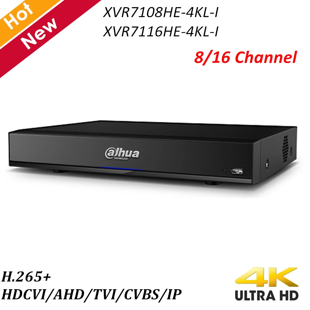 Dahua 4K 8 канальный 16 мини рекордер Penta образной формы XVR H.265 + поддерживает IP входы HDCVI