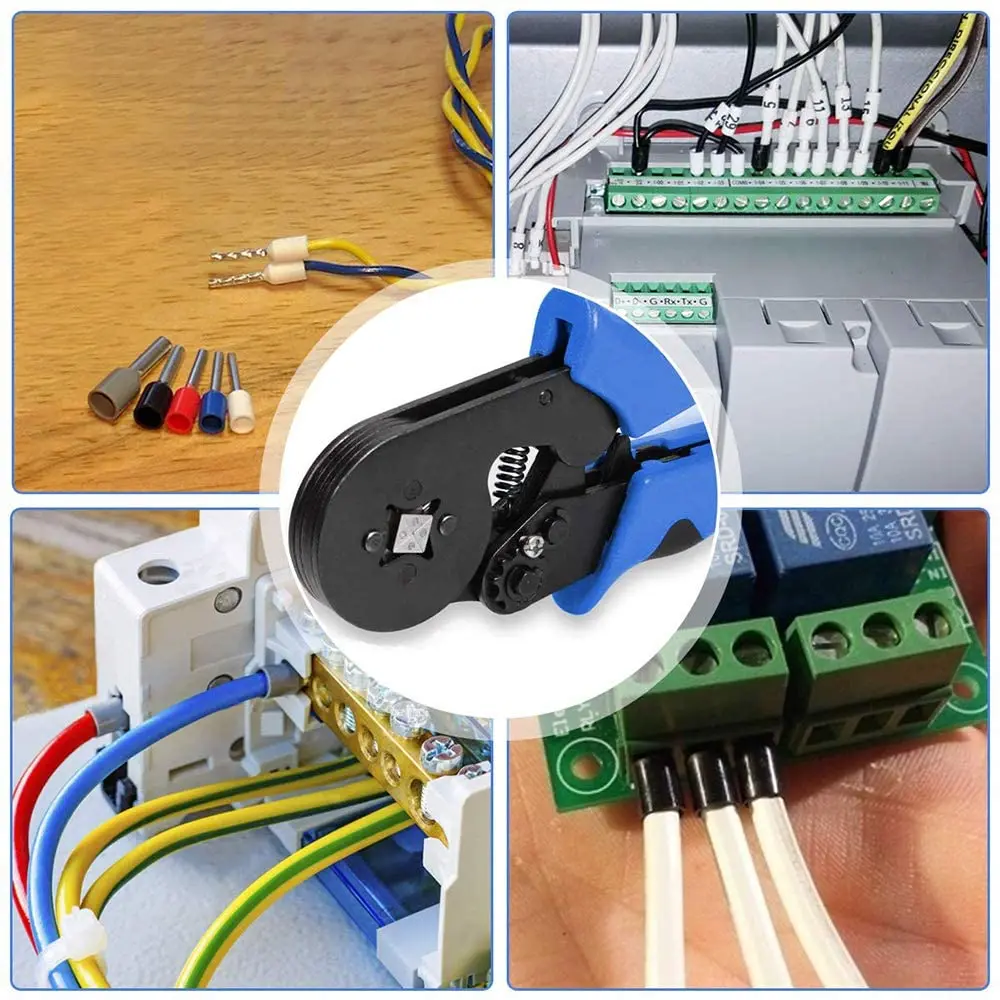 Набор инструментов для обжима 0 08-10 мм трубчатые клещи 1200 шт. клеммные обжимные