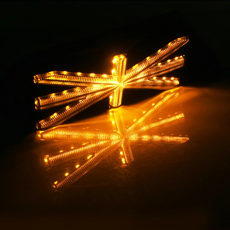 IJDM Янтарный светодиодный динамический последовательный поворотный Кранец