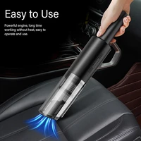 car vacuum cleaner 120 w usb charging 6000pa suction wireless handheld vacuum cleaning machine home desktop auto vaccum cleaner