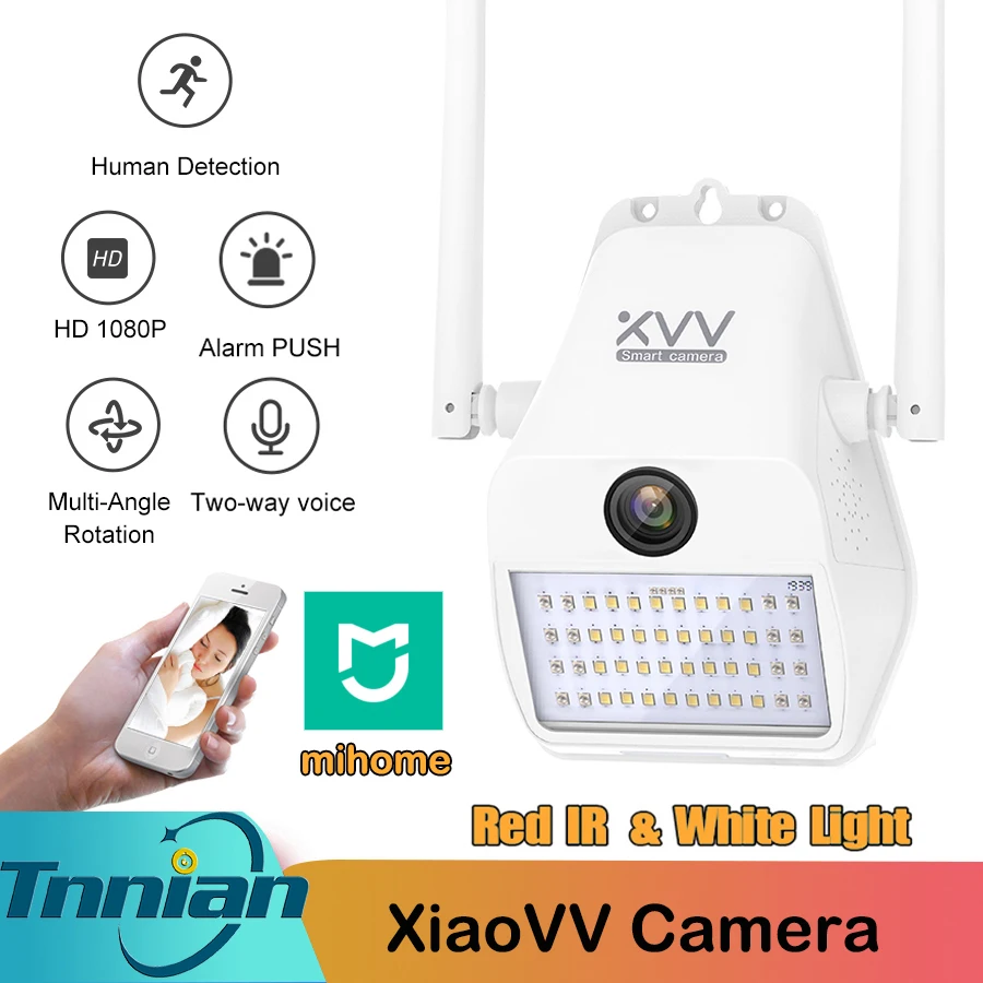 

Мини IP-камера Xiaovv 1080P, 150 дюйма, широкоугольная, с Wi-Fi