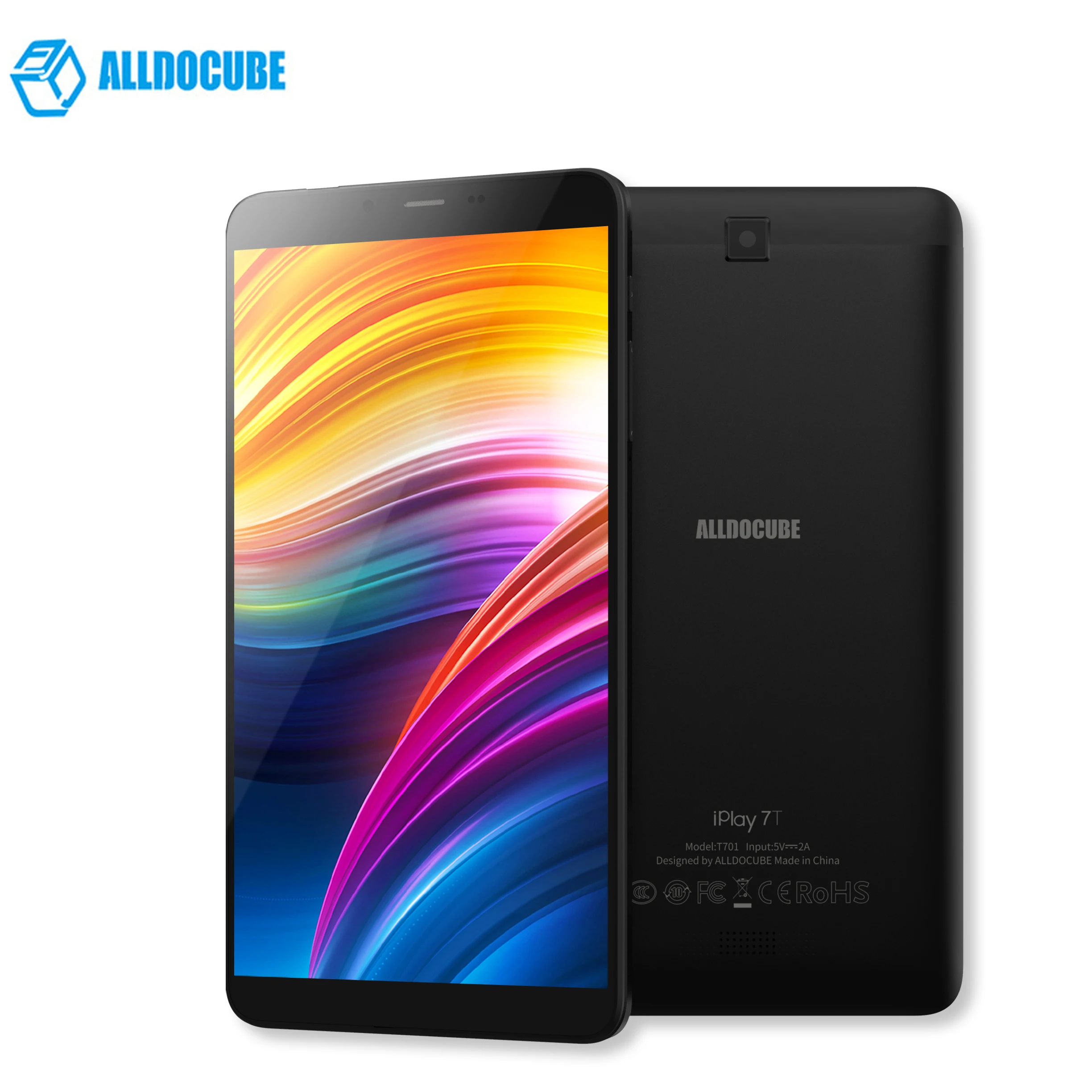 Alldocube iPlay 7T планшетный ПК Unisoc SC9832E четырехъядерный 6,98 дюймов 1280*800 ips 2 Гб Ram 16 Гб Rom Android 9,0 LTE WCDMA GSM WiFI gps