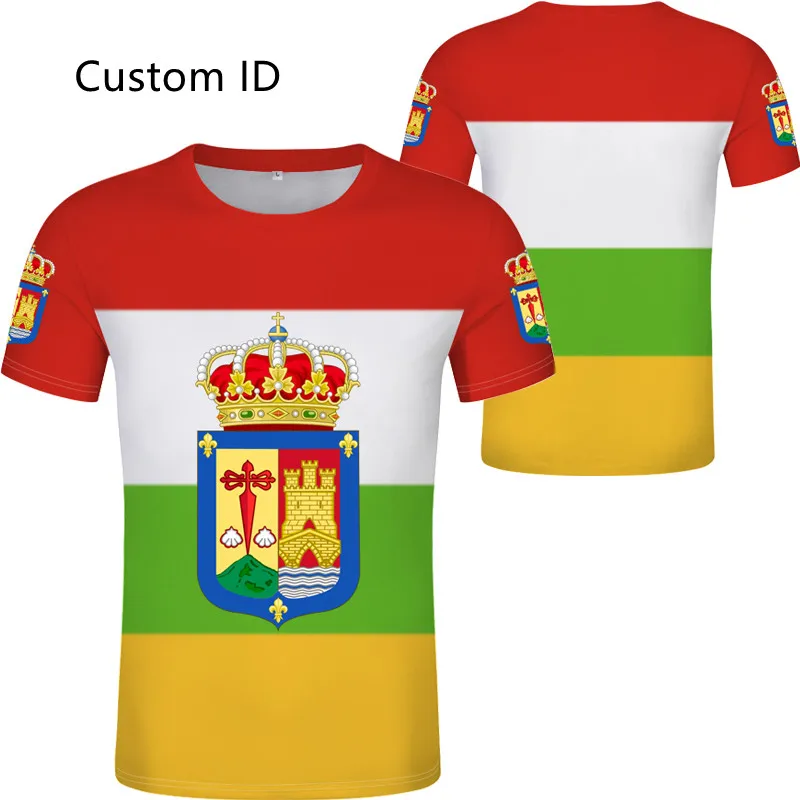 

T-shirt printed logo words Brasenia caseres badahos Espana Spanish clothing Extramadura shirt free custom name number Merida