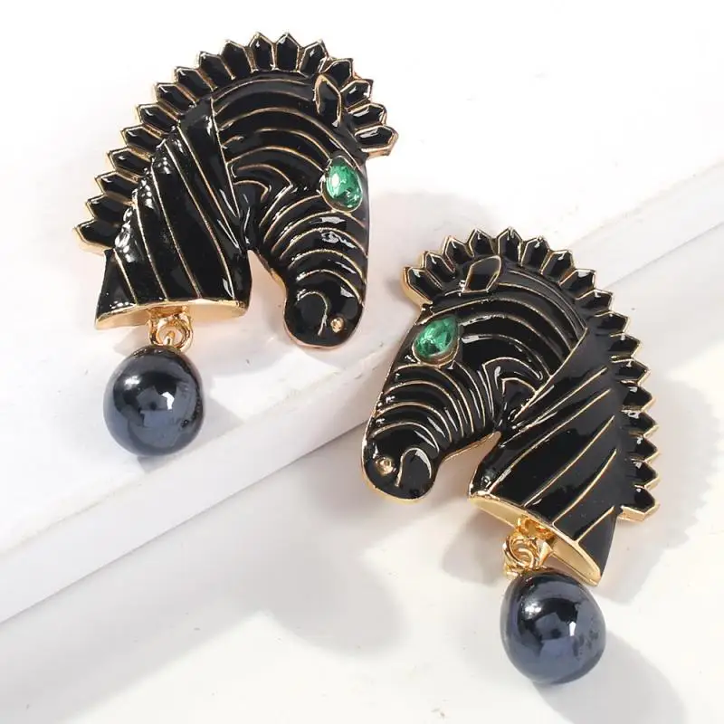 1 пара преувеличенных модных забавных трендовых креативных сережек с