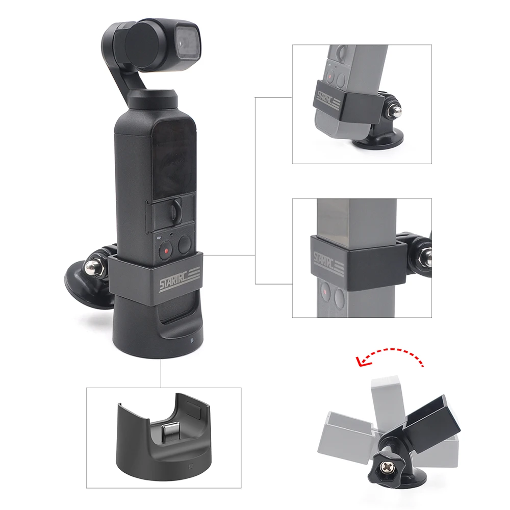 STARTRC камера RC запчасти держатель адаптер Комплект для DJI OSMO Карманный аксессуары