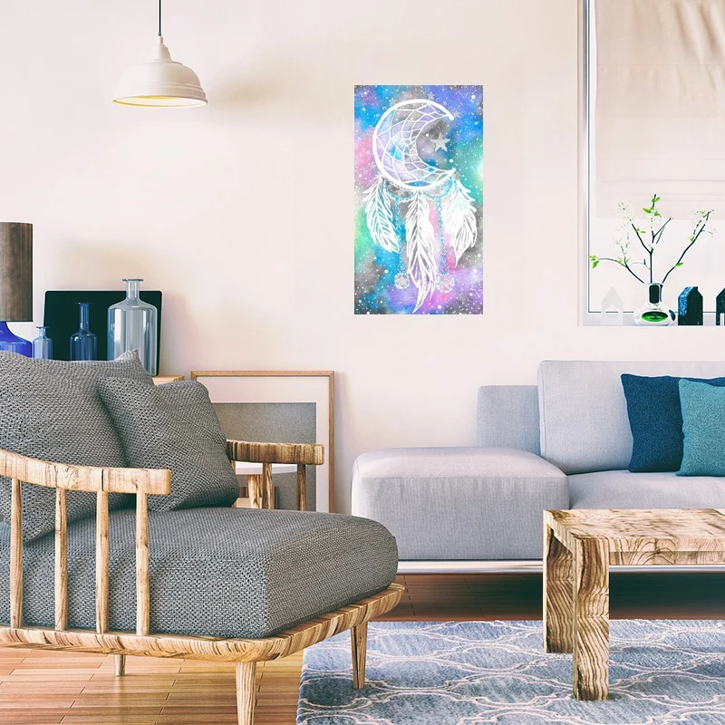 White Moon Diamond Painter Decorates The Wall With Painting Picture Home Hotel Office Decoration Gift | Дом и сад