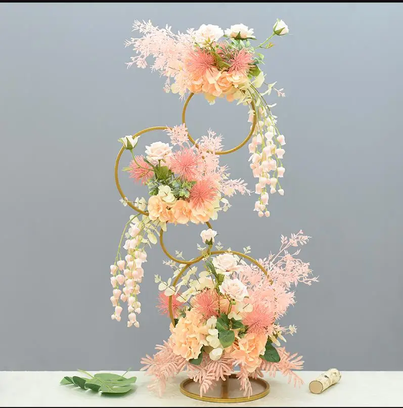 

Современные свадебные декорации металлический FLOWERWARE интимные искусственных цветов T STATION ROAD привести фигурки украшения гостиничного интер...