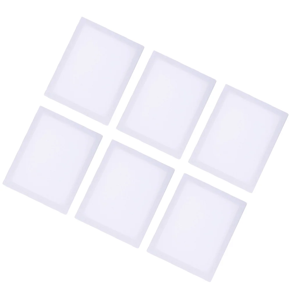 

6PCS Oil Painting Frames DIY Painting Boards Cotton Linen White Stretched Canvas for Drawing Painting 20x30