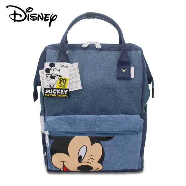 sky blue Disney новая сумка для подгузников рюкзак большой емкости водонепроницаемый Набор сумок для подгузников Мумия дорожный рюкзак для беременных кормящих сумки - Цвет: sky blue