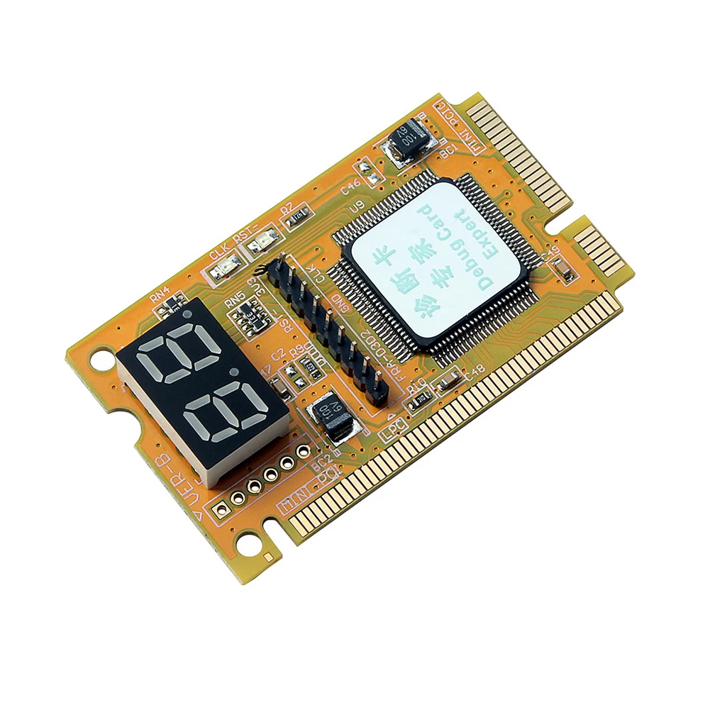 Тестер 2 цифры Mini PCI E LPC Офис материнская плата анализатор отладки компьютера