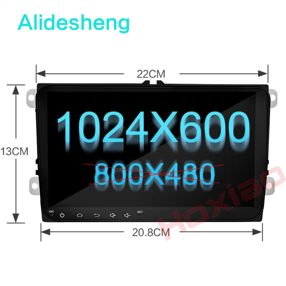 Автомагнитола 2 Din на Android 9 0 мультимедийный плеер для VW Volkswagen Golf Polo Tiguan Passat b7 b6 Skoda