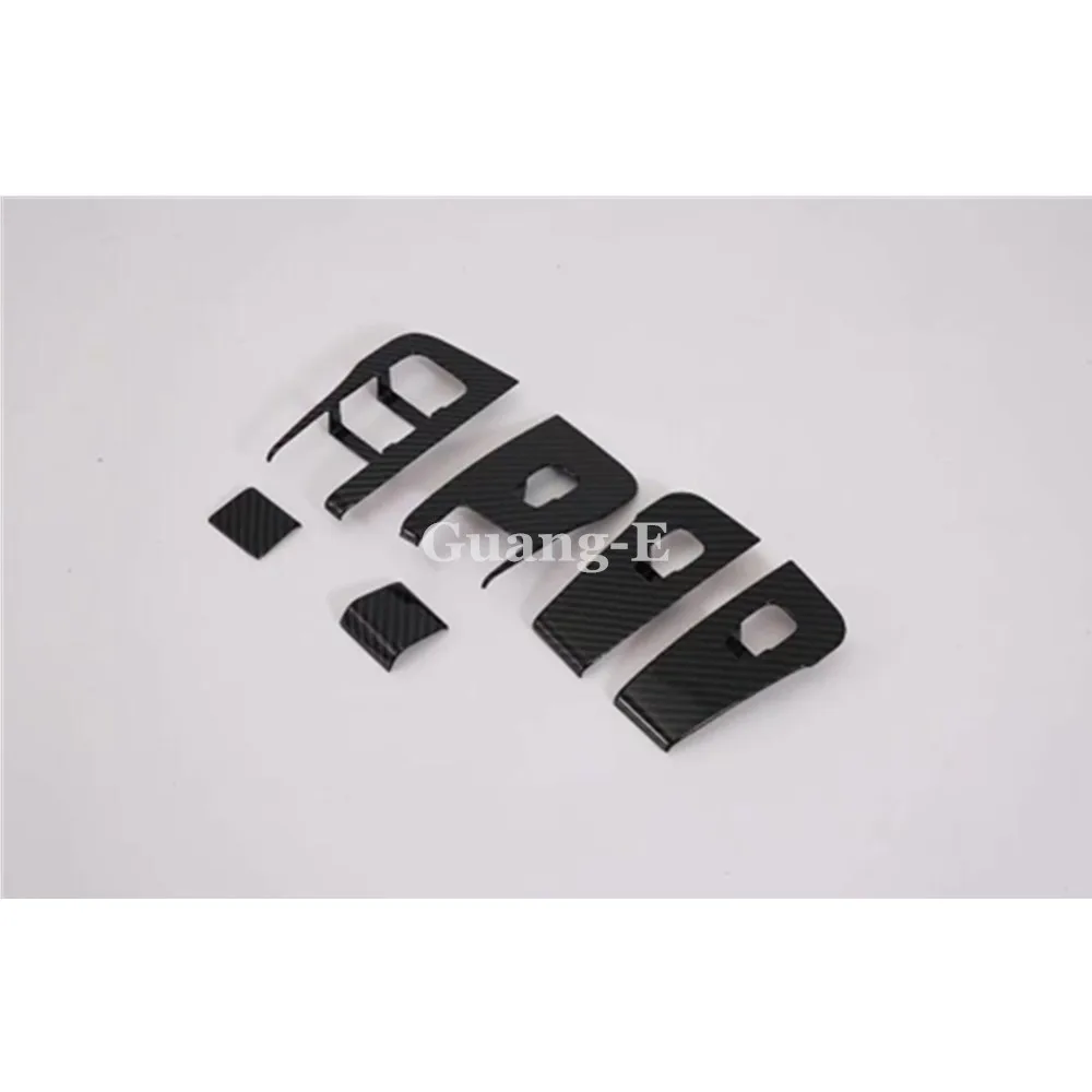 

Car Handrail Armrest Door Window Glass Switch Panel Trim Stick Frame Molding 6pcs For Tesla Model 3 Model3 2018 2019 2020
