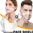Защитная маска для лица, пластиковая многоразовая прозрачная маска для лица, защитная обертка защита от запотевания стекла, для автомобильного стекла