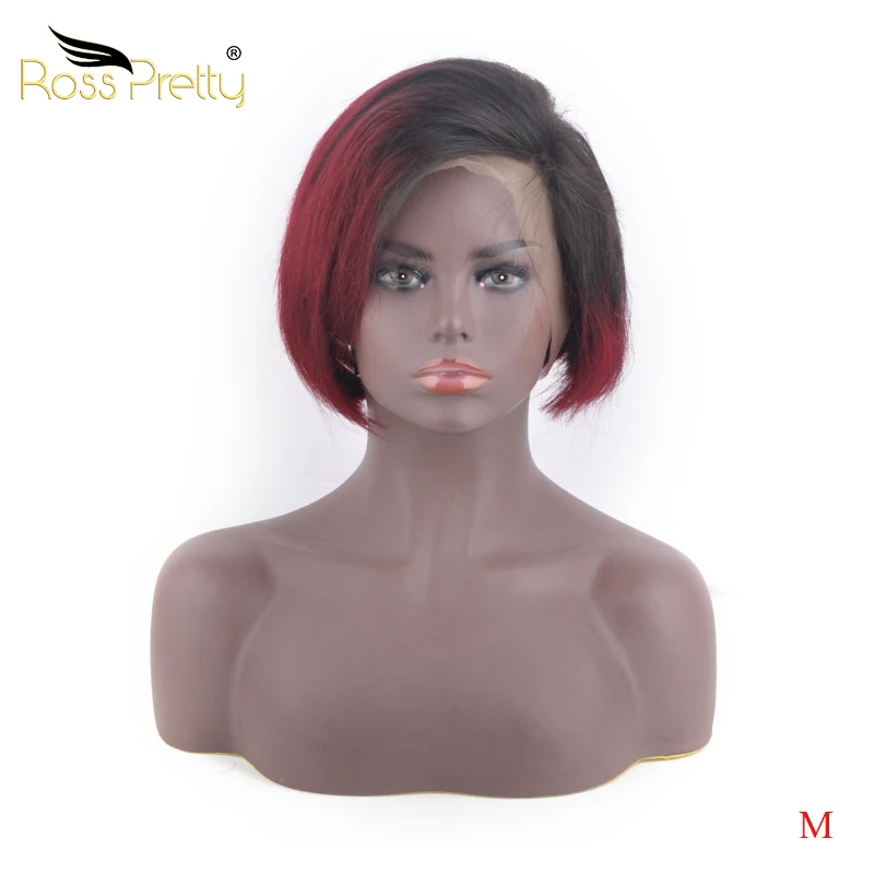 Парики с короткими бразильскими волосами remy парик кружевом спереди омбре 1b 27 99j 613