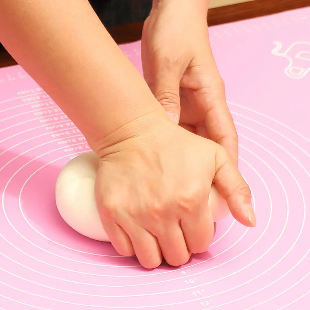 Nonstick Silicone Scale Baking Mat Oven Rolling Dough Pad Fondant Pastry Cooking Tools | Дом и сад