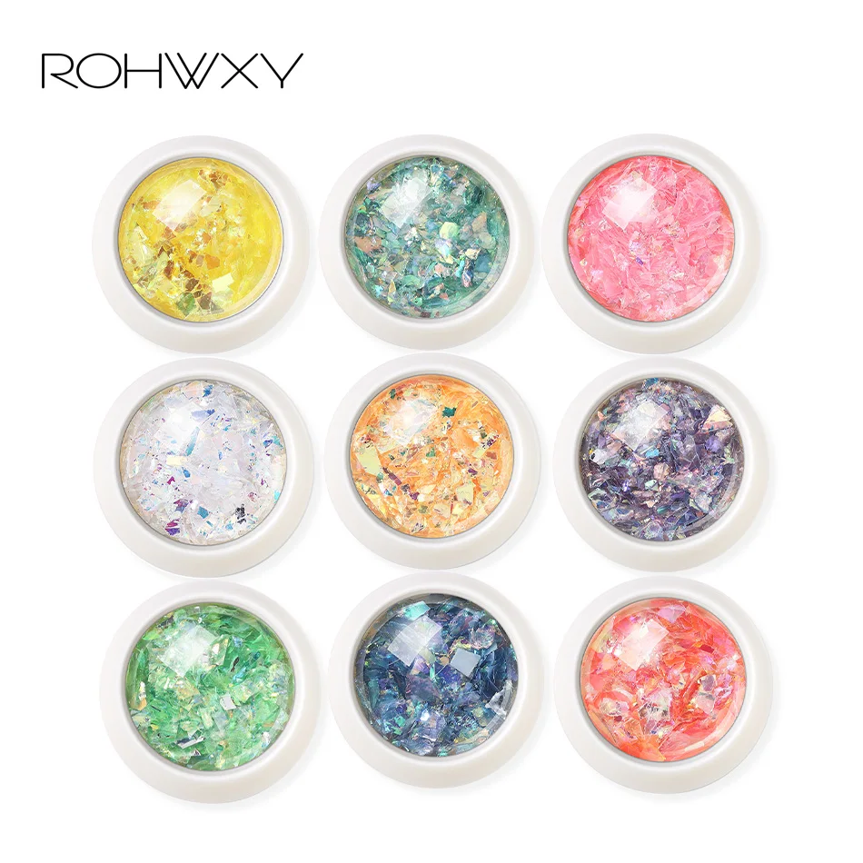 ROHWXY 3D Стразы DIY драгоценный камень для ногтей Шарм Русалка блесток ногтей Фольга художественное украшение блестящие украшения горный хрусталь кристалл для ногтей