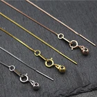 Женское колье SINLEERY, регулируемое ожерелье из нержавеющей стали цвета розового золота и серебра, чокер на цепочке, бижутерия XL327 SSK