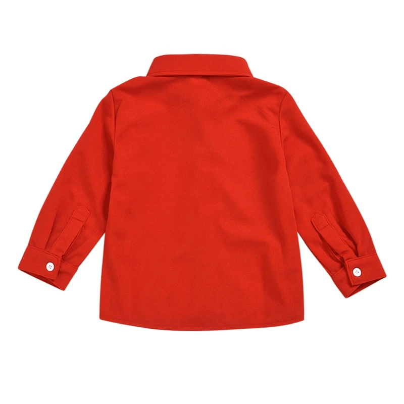 Kid Kids Girls Shirts Leisure Comfortable Blouse Shirt Long Sleeve Cotton Solid Color Single Breasted Square Collar Top | Мать и ребенок