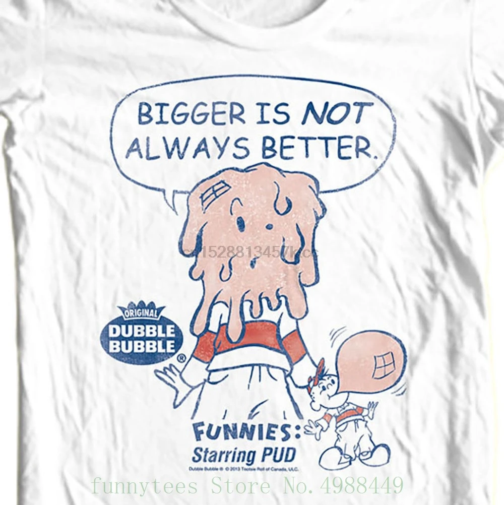 

Dubble Bubble T Shirt Retro Vintage Candy Free Shipping 100 % Cottondbl106 High Quality T-shirt