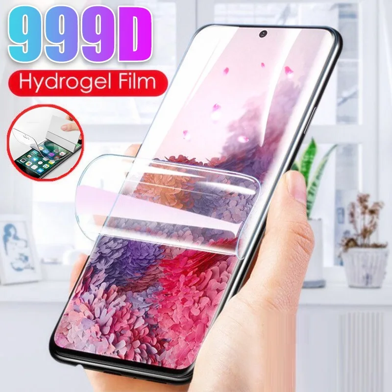 Гидрогелевая пленка для Samsung Galaxy S8 S9 Plus защитная экрана S6 S7 Edge A6 A8 2018 чехол не