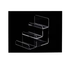 Высококачественный двухслойный усиленный акриловый кошелек, демонстрационная подставка, держатель для кошелька, лака для ногтей, полка для косметики, ювелирных изделий, горячая распродажа