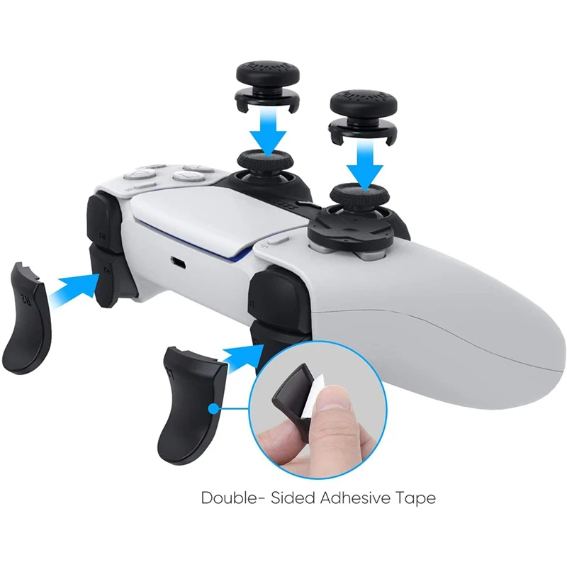 Лидер продаж 8 в 1 колпачки для кнопок + кнопки расширителя триггера L2 R2