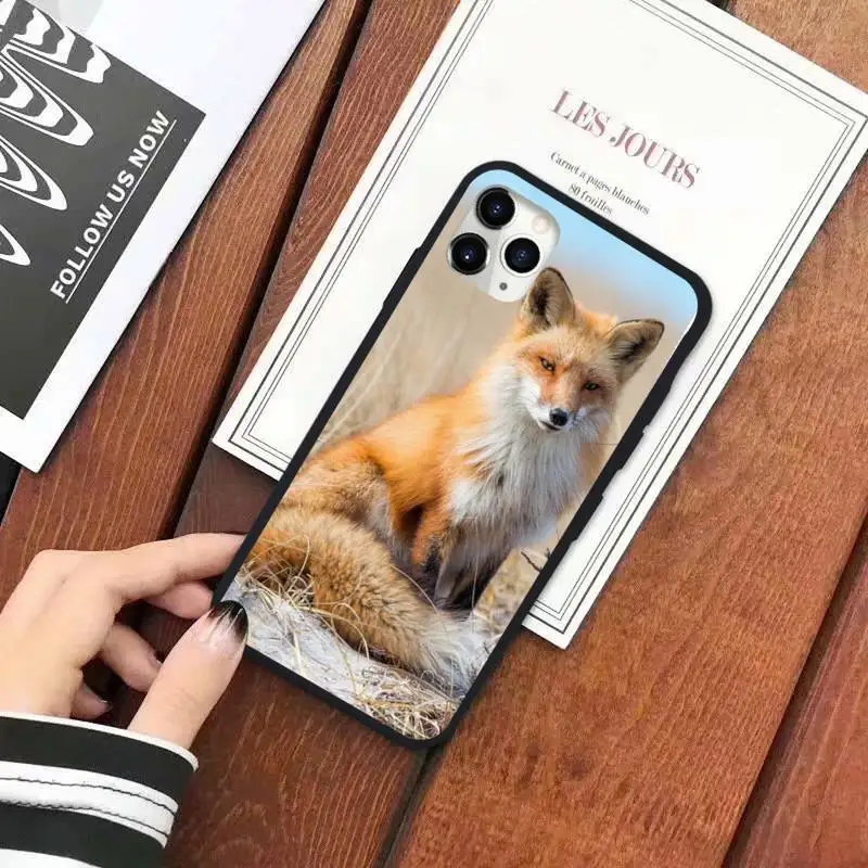 

Cute animal fox Phone Cases for iPhone 11 12 pro XS MAX 8 7 6 6S Plus X 5S SE 2020 XR