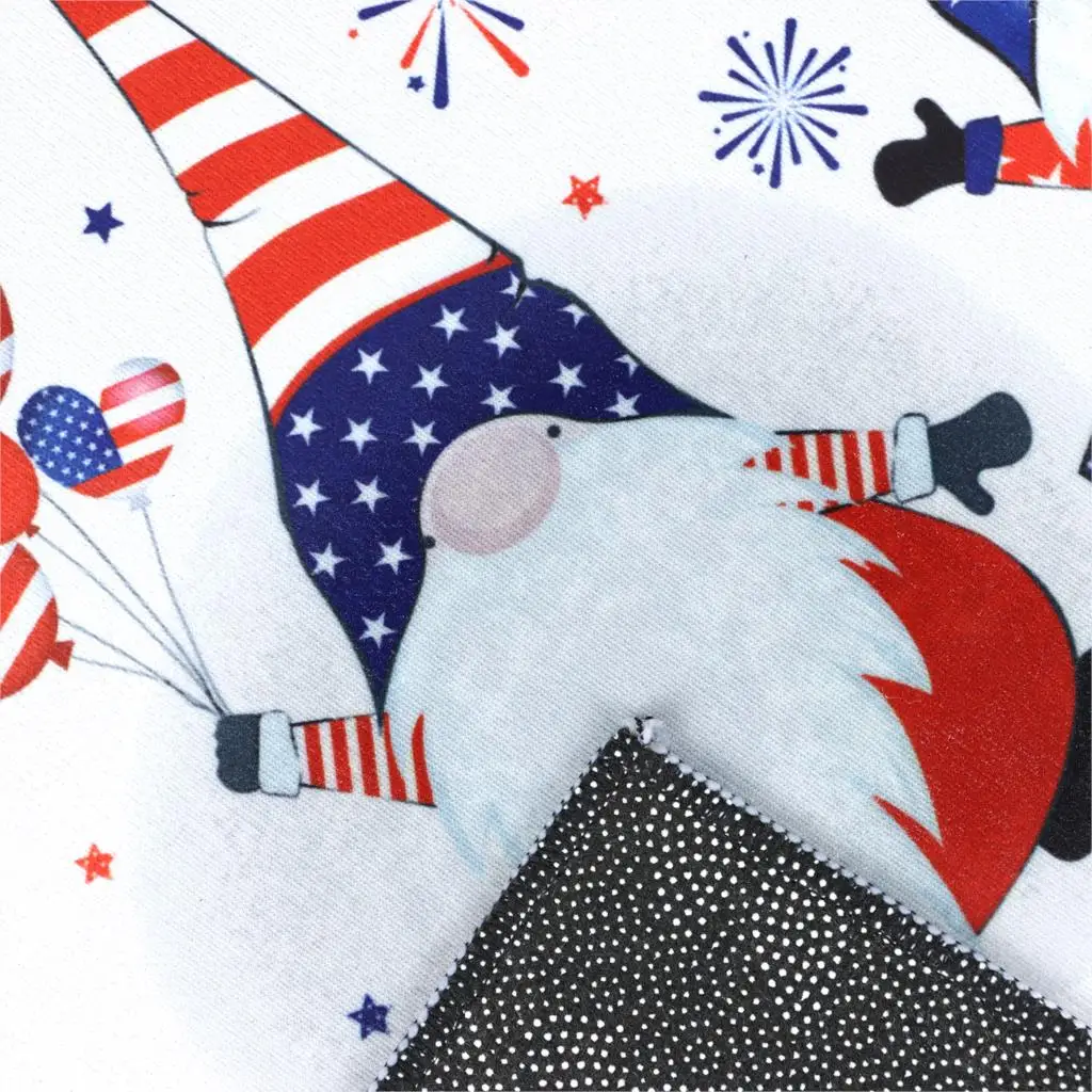 

American Flag Decor Entryway Door Rug Floor Mat Modern Fourth of July Independ