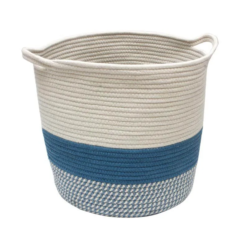 

Creativity Cotton Rope Folding Portable Large Capacity Dirty Clothes Laundry Basket Home Kids Toy Snacks Sundries Storage Bucket