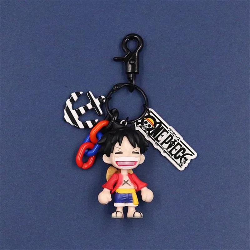 Аниме ONE PIECE Monkey D. Luffy кукла из смолы Косплей Черный Красный брелок аксессуары