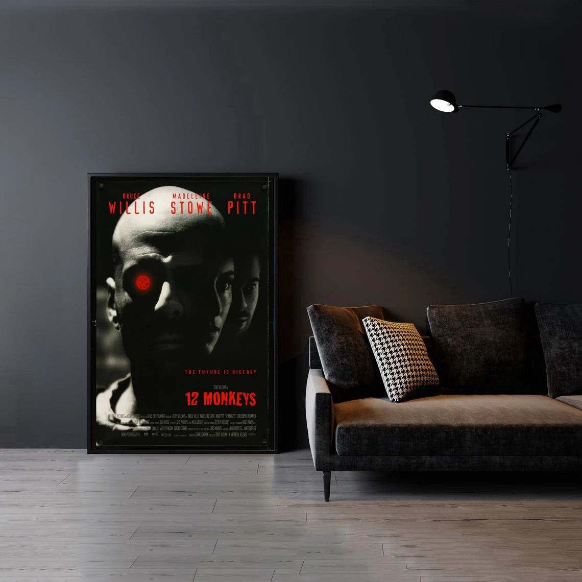 Мерцающий плакат с 12 обезьянами | Дом и сад