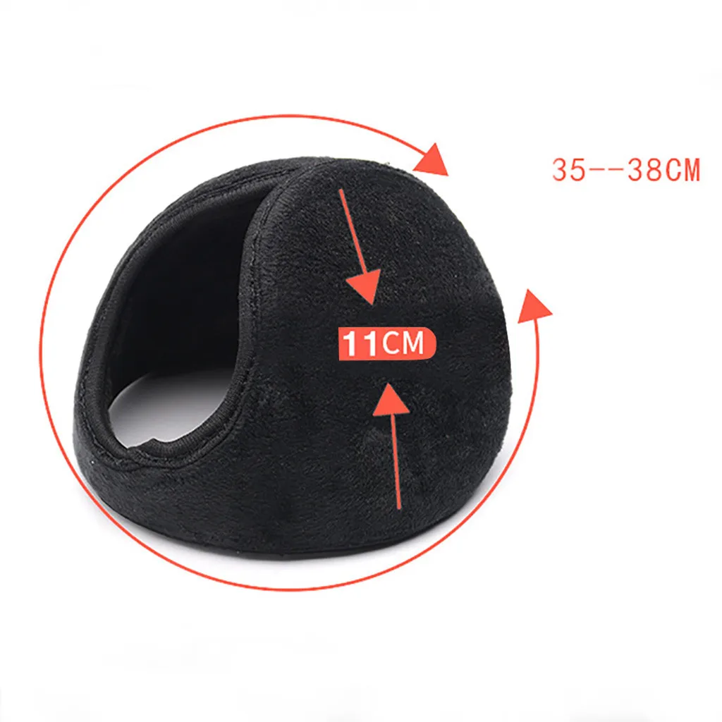 Men's And Women's Winter Warm Folding Protection Solid Color Earmuffs Plus Velvet After Wearing Two Sets Of Cold Ear Bags#P15 | Спорт и